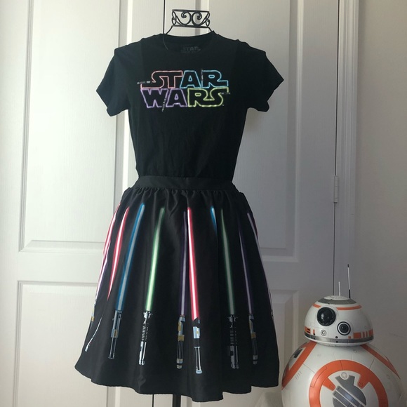 her universe lightsaber skirt